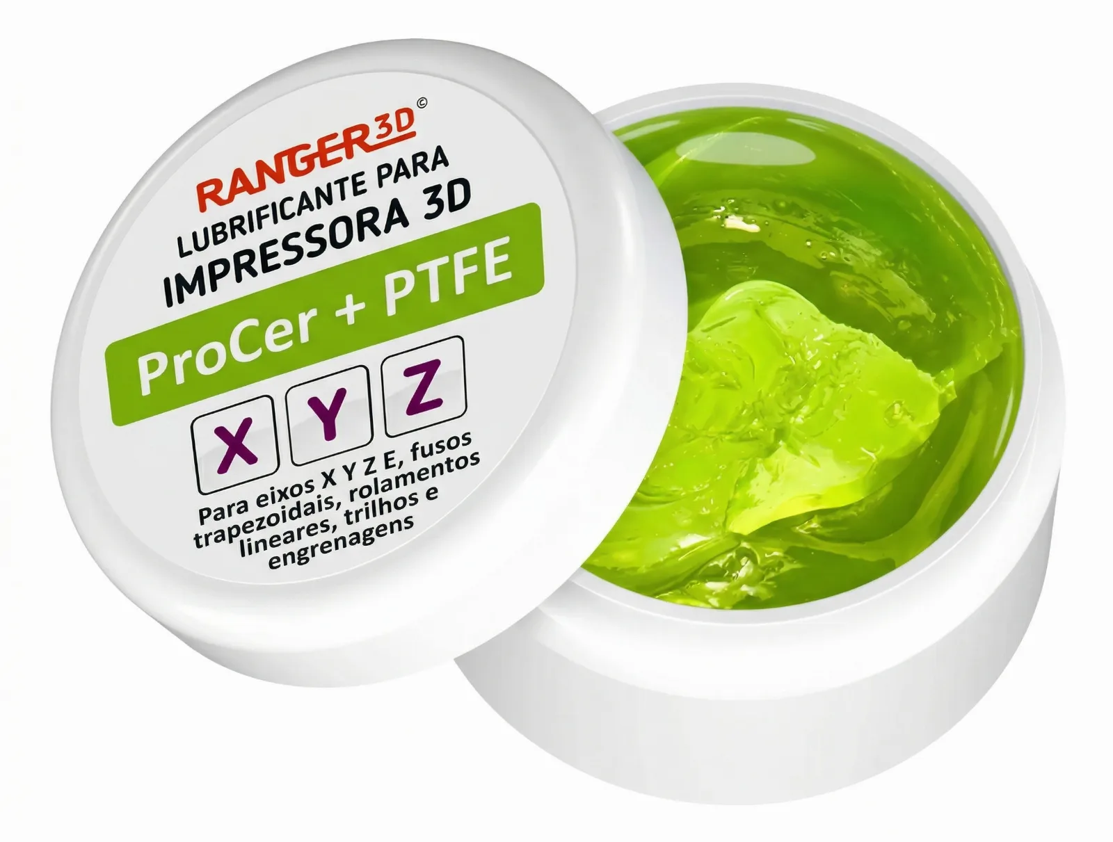 Graxa nano ceramica e PTFE